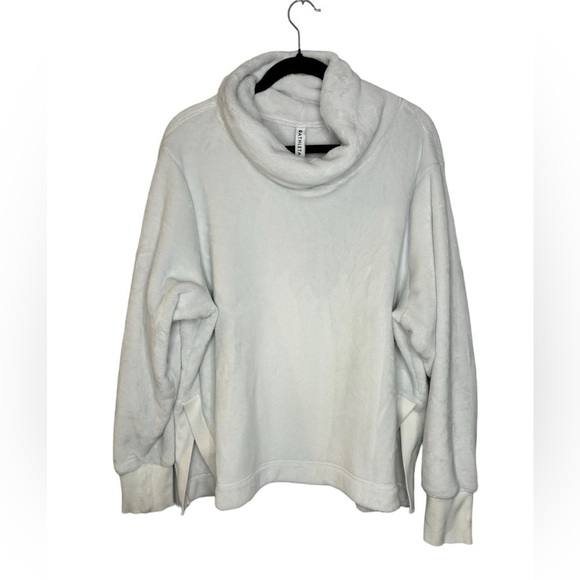 Athleta Double Cozy Karma Funnel Neck in Sea Salt Size XLT - Picture 2 of 9